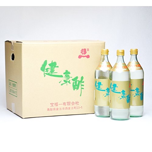 宝福一 健康酢 900ml 6本 鳥取 調味料 酢 ドリンクビネガー リンゴ酢 飲むお酢 調理酢 らっきょう酢