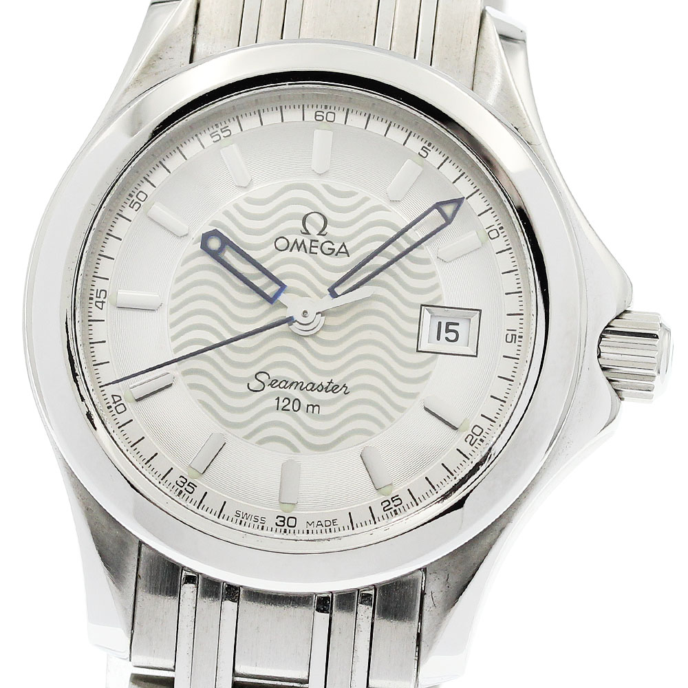オメガ OMEGA 2571.31 シーマスター120 デイト クォーツ レディース 良品 _947442【中古】