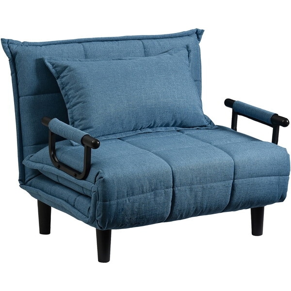 タマリビング ソファベッド ビータ4 BU ブルー メーカー直送