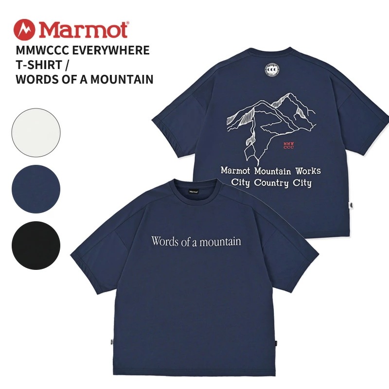 マーモット コラボ メンズ 半袖Tシャツ MARMOT × CITY COUNTRY CITY MMWCCC トップス mtss25mst311cc