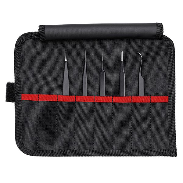 KNIPEX クニペックス 汎用ピンセット5本組セット 9200-01ESD