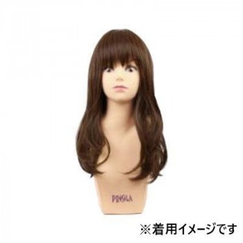 プリシラ オールウィッグ フレイウェーブセミディ A-706 TMB耐熱マロンブラウン