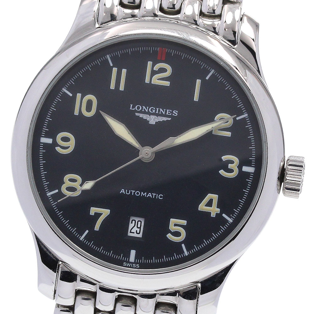 ロンジン LONGINES L2.619.4 スペシャル ヘリテージ アビゲーション デイト 自動巻き メンズ 保証書付き_863261【中古】
