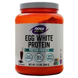 NOW　エッグホワイト プロテイン リッチ チョコレート 1.5lbs