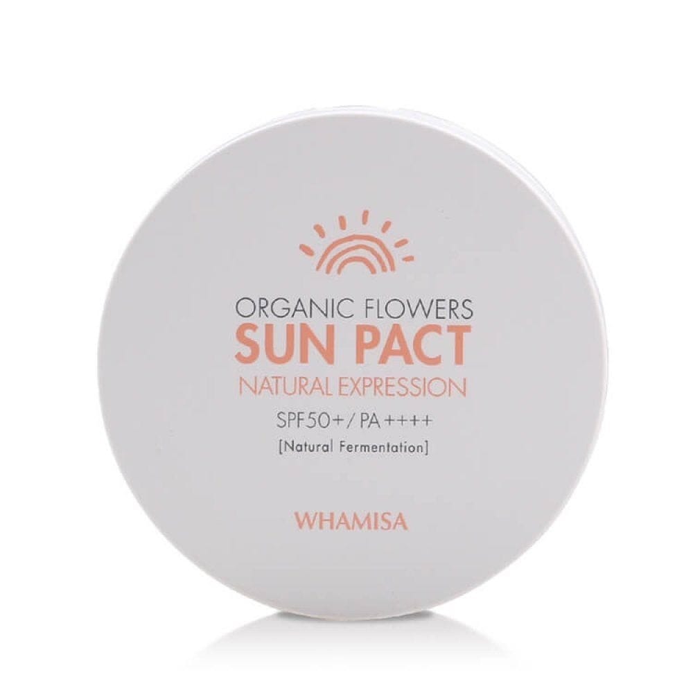 WHAMISA Organic Flowers Sun Pact - Natural Express