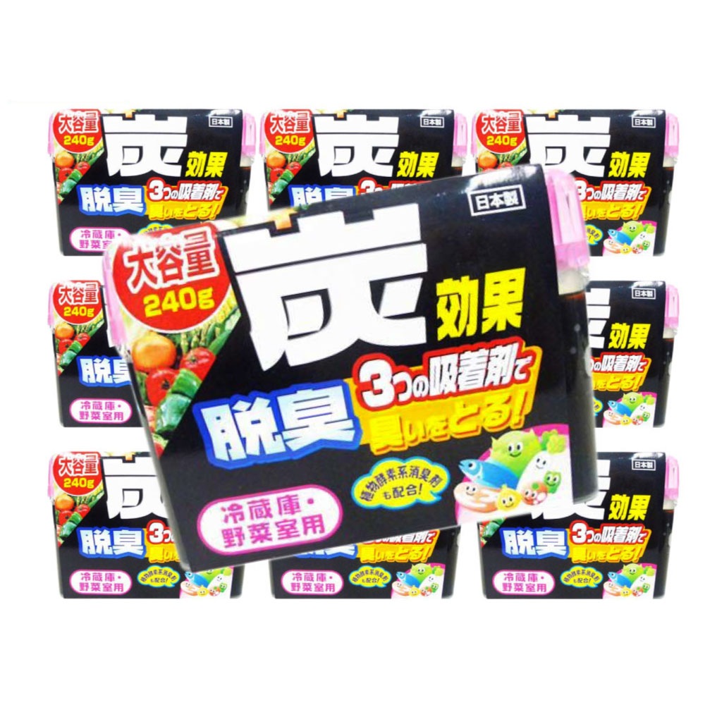 Qoo10] 脱臭 炭効果 剤 240g 10個セット : キッチン用品