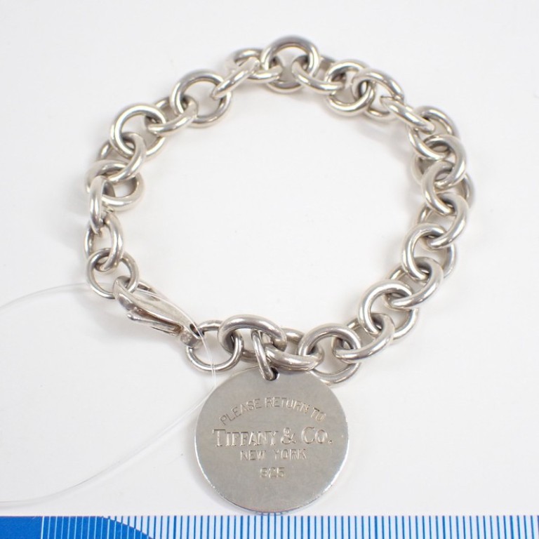 ブレスレット リターン トゥ ティファニー ラウンドタグ ブレスレット SV925 シルバー系 バングル アクセサリー 小物 誕生日プレゼント 記念日 ブランド ギフト 女性 彼女【本物保証】