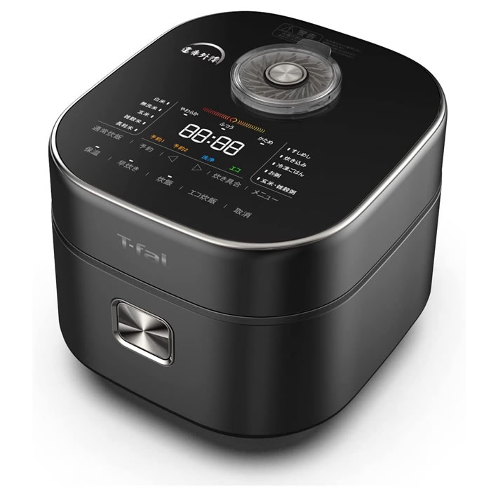 5.5合炊き 炊飯器 ザライス 遠赤外線IH RK8808JP ブラック
