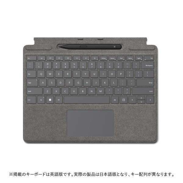  海外ブランド  Pro [プラチナ] 8X6-00079 日本語 キーボード Signature ペン2付き スリム タブレットPC用ケース