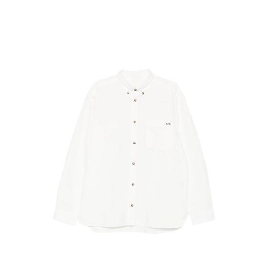 A.P.C. Men Shirts COHOE H12599 AAC WHITE