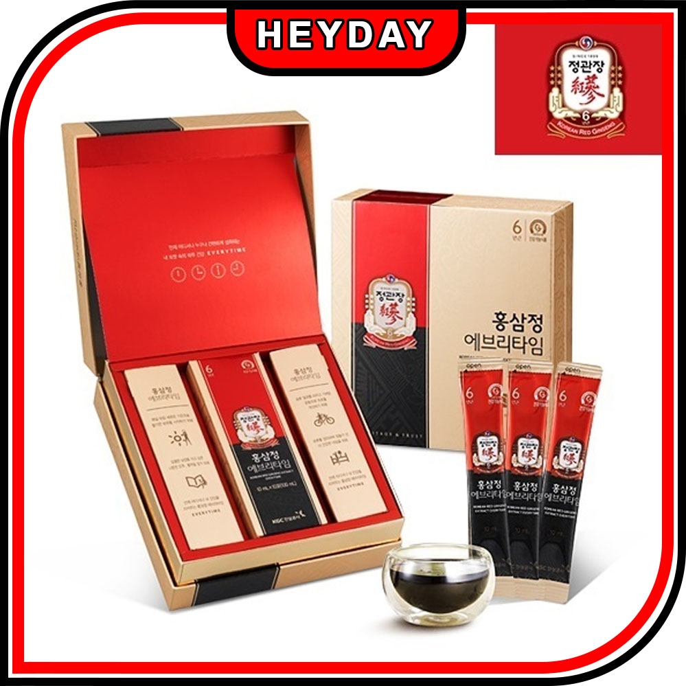 [Cheong Kwan Jang] 紅参チョン 毎回 10ml30本/Red Ginseng Jeong Every Time 10ml x 30 Sticks
