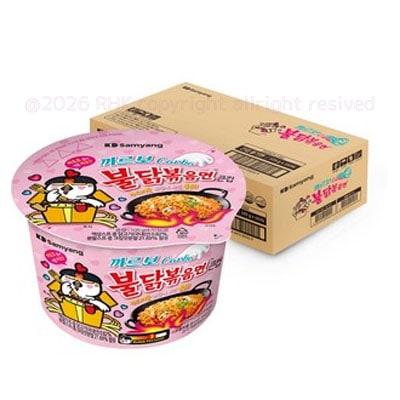 【カルボ プルダック炒め麺 カップラーメン 105gX16個 】韓国人気ラーメンコンビニ人気の韓国食品カップヌードル