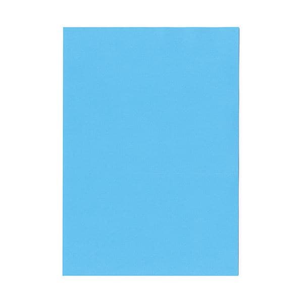 （まとめ）北越コーポレーション 紀州の色上質A4T目 薄口 ブルー 1箱（4000枚:500枚8冊）3セット