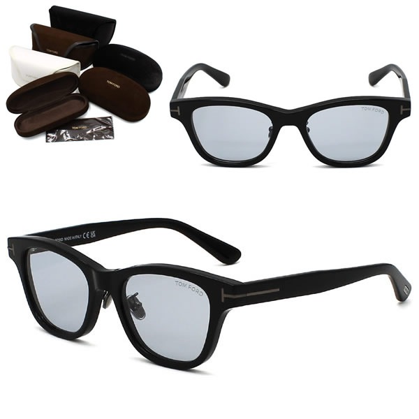 サングラス FT1353-D-N/S 01A 52 TF1353 サングラス EYEWEAR アジアンフィット ブラック ライトグレー ユニセックス