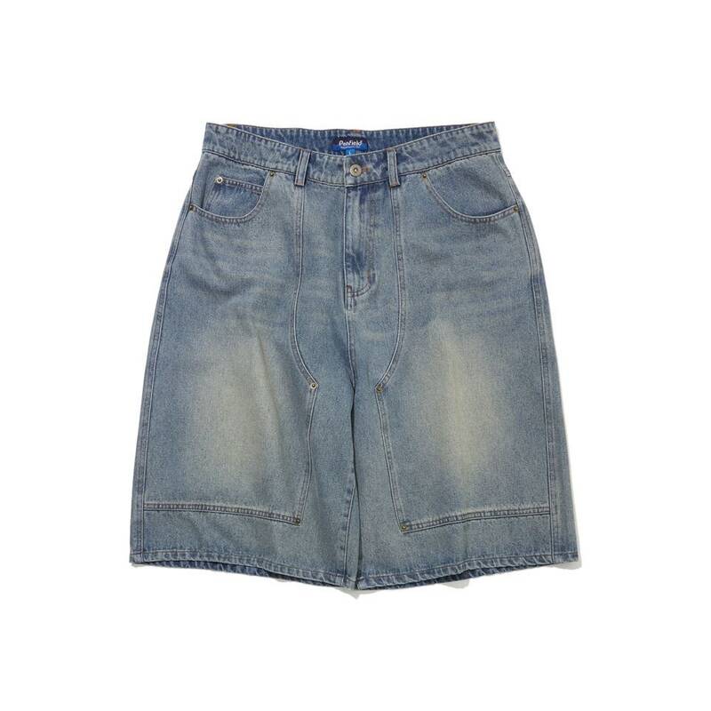 ペンフィールド PENFIELD デニム ティンウォッシュ ダブルニー バーミューダパンツ ライトインディゴ FS2WP12U 481479