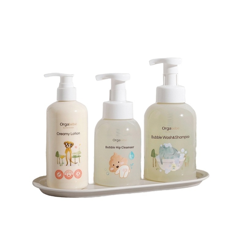 小川部ベビー化粧品3種セットローションクリームウォッシュ＆シャンプー出産ギフト百日プレゼントベビーシャワー