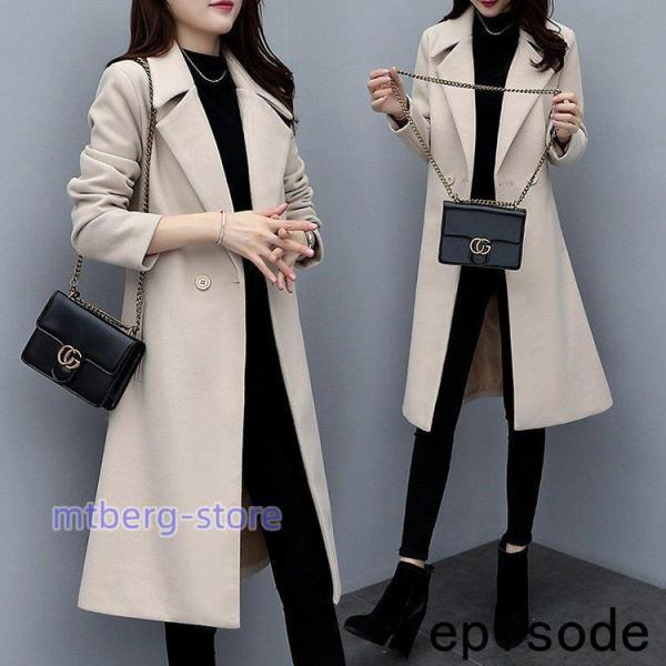 チェスターコート レディース 秋冬 40代 チェスターコート 細身 ロング丈スーツジャケット ラシャオーバー 韓国風 アウター 通勤 着痩せ オシャレ 大人