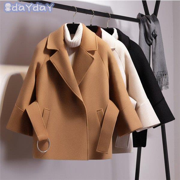 ラシャコート ショート丈チェスターコート トレンチコート レディース 秋 冬 アウター 大きいサイズ 着痩せ お洒落 20代 30代 40代 体型カバー 通勤 OL 無地