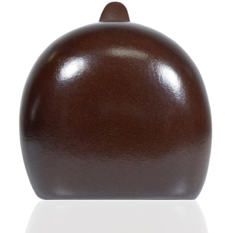 [東京下町工房] 小銭入れ メンズ コインケース 馬蹄型 【美しい光沢】イタリアンレザー ギフトボックス付き (darkbrown)