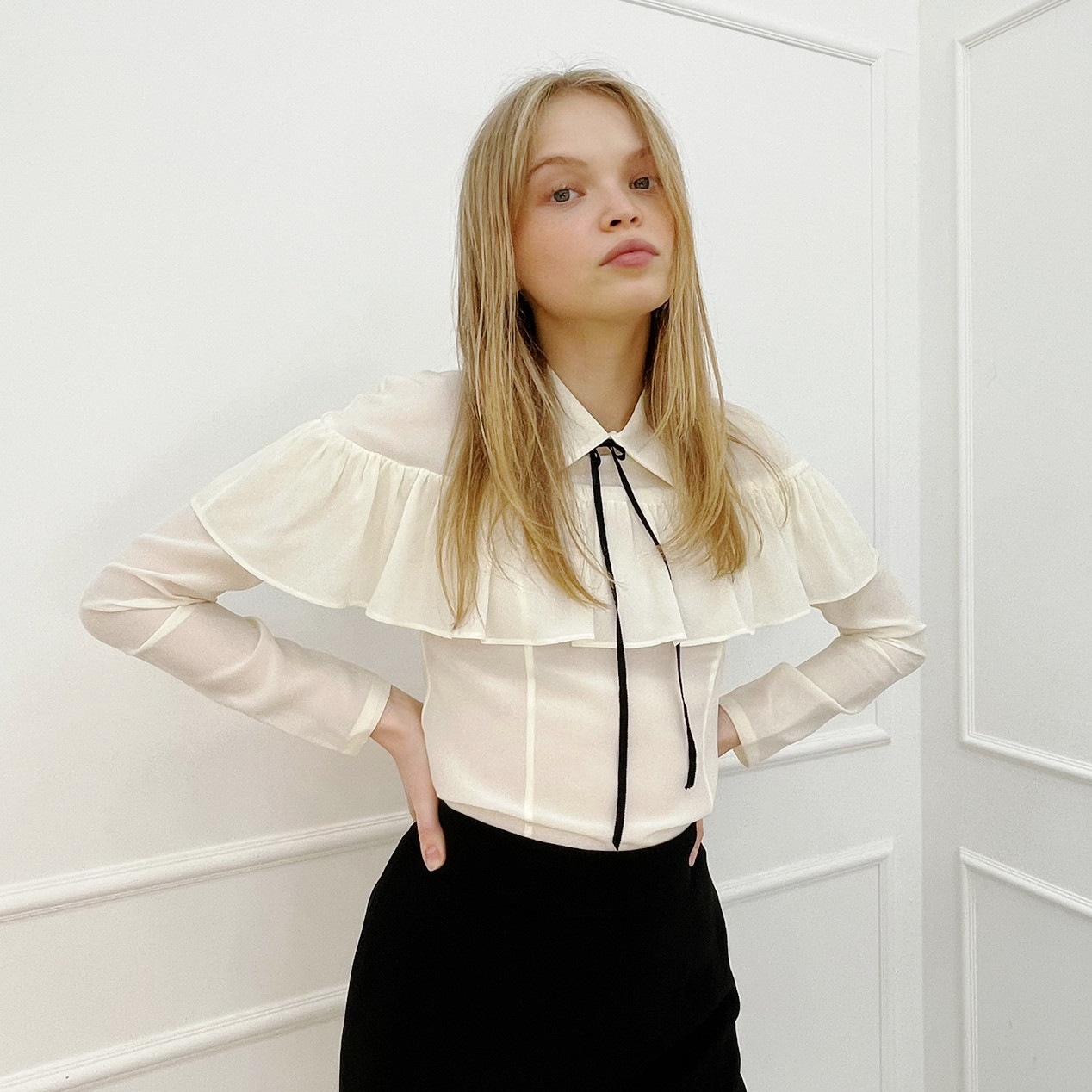 My Favorite Girl Left Her Silk Blouse