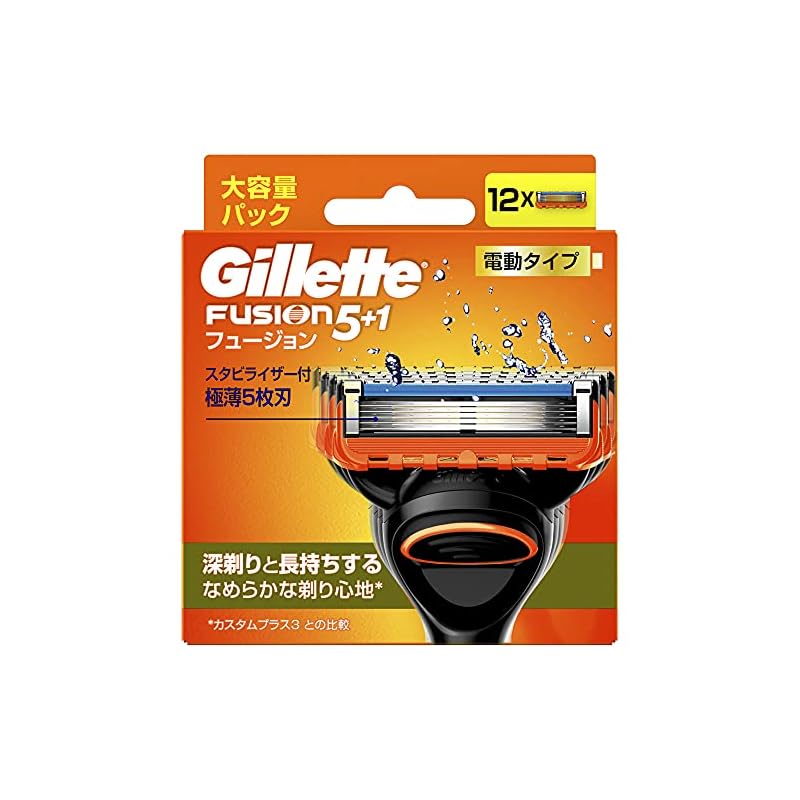 Gillette フュージョン 電動タイプ 替刃12コ入