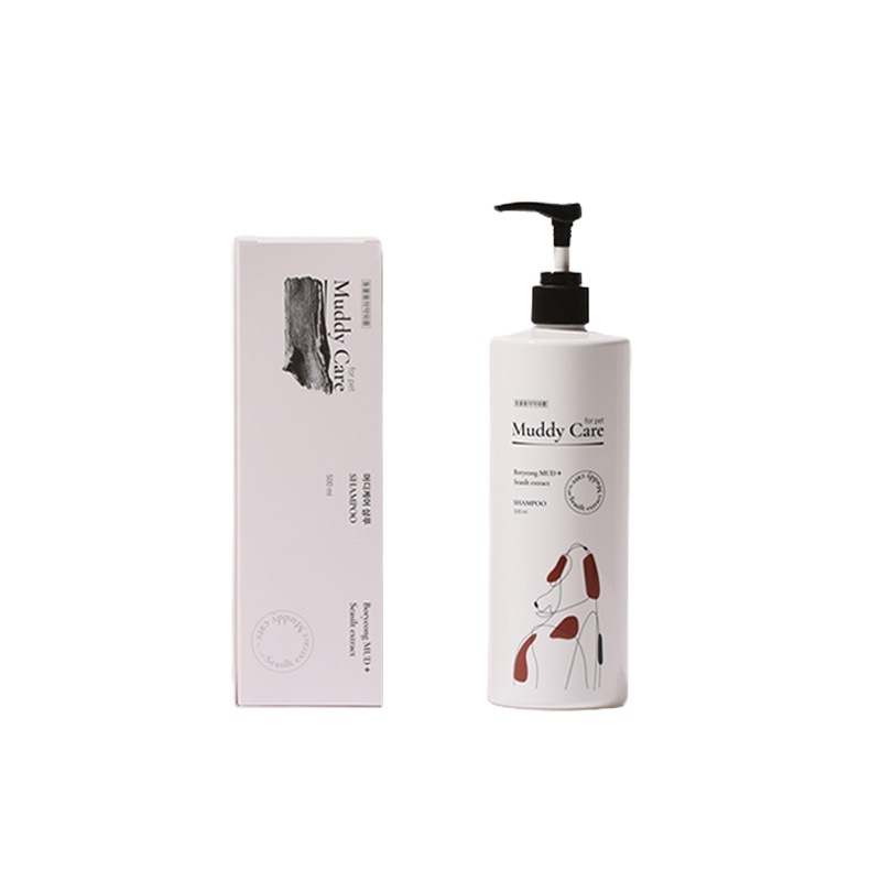 保寧マッド犬用マッディケアペットシャンプー 500ml 角質 湿疹 タコ 猫 ペット 観麗犬 観麗猫