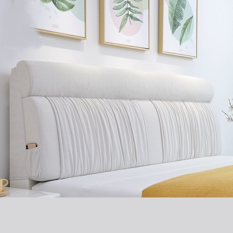 ヘッドボード 多機能 収納ポケット 付き セミシングルベッド シングルベッド 90cm おしゃれ かわいい インテリア 後付け 白 ホワイト