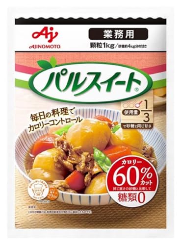 味の素 パルスイート 袋 粉末 1kg 【砂糖約4分の甘さ】 カロリー90%オフ 4,714円