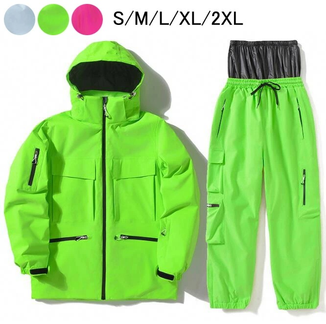 スノーボードウェア レディース ボードウェア 可愛い 新品登場 男女兼用 スキーウェア 暖かい メンズスノボウェア スキー ペアスノーウェア 大きいサイズ スノボ ウェア 韓国風 スノボーウェア 2点