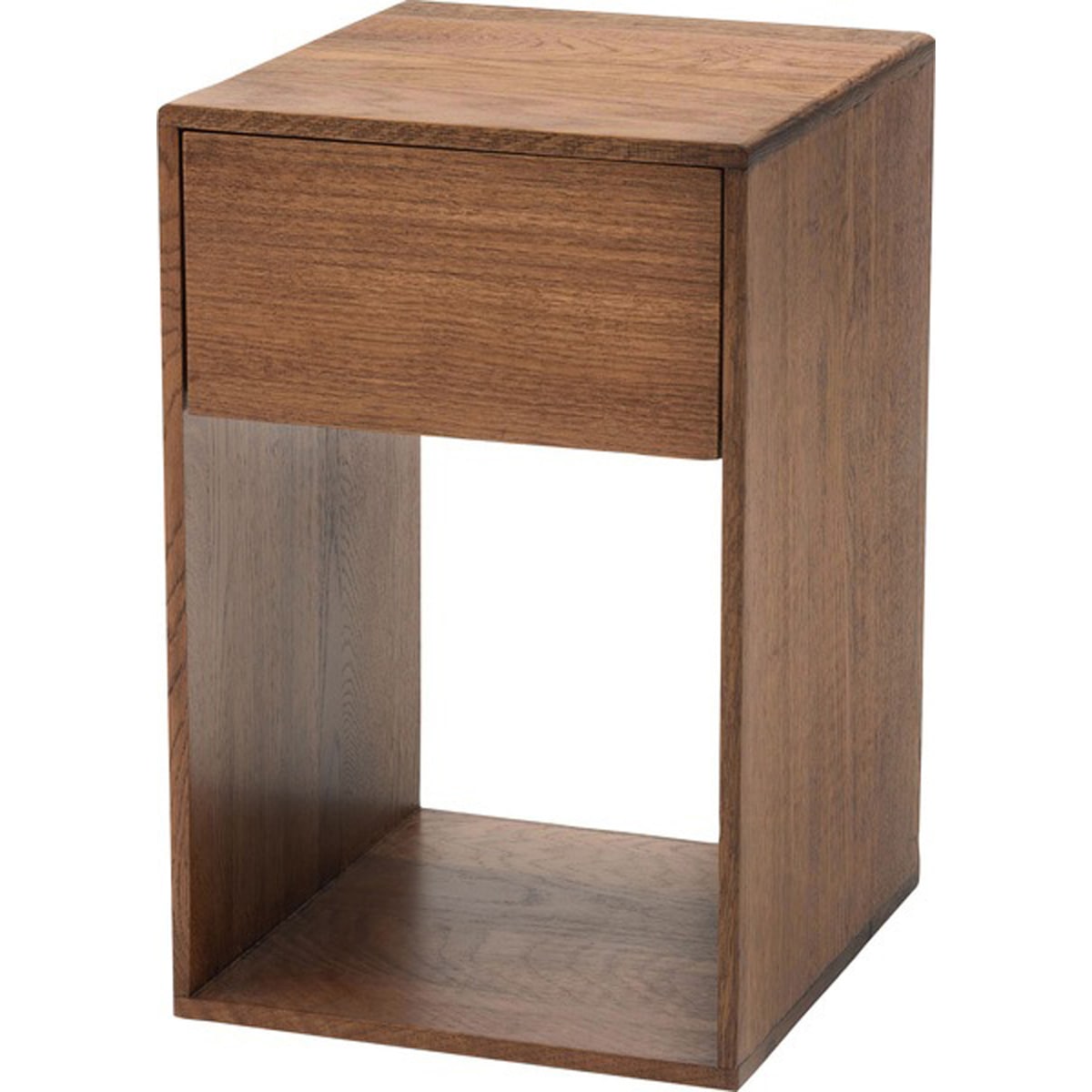 サイドチェスト MTK-345BR MTK-345NA ナイトテーブル 引き出し シンプル 北欧 おしゃれ かわいい ベッド スリム コンパクト 木製 ソファ ブックスタンド 天然木 見せる収納 隠す