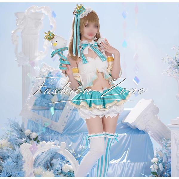 ラブライブ LoveLive! 風 南 ことり 雪だるま コスプレ衣装 ウィッグ 靴 cosplay ハロウィン 演出服 変装