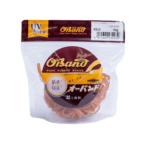 （まとめ） 共和 オーバンド#310 内径76mm 50g入 透明袋 GLA-N-001 1袋 [x10セット]