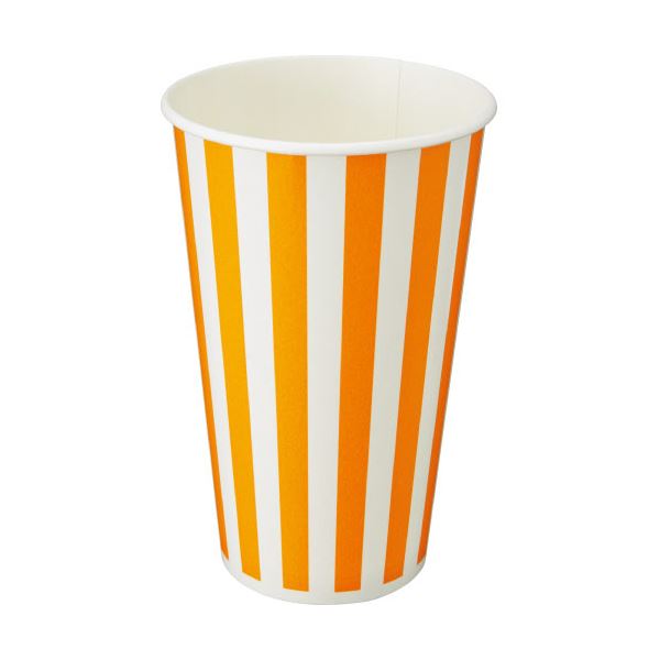 （まとめ） トーカン両面ラミネートカップ ストライプ 545ml（18オンス） 1パック（25個） [x10セット] 8,110円