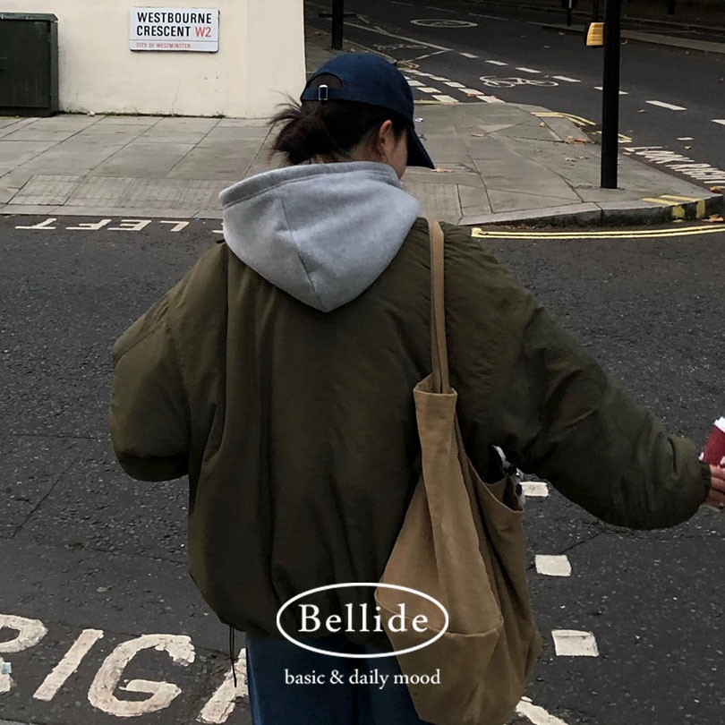 [BELLIDE MADE] ウィントストリング半ハイネックジャンパー jp1171