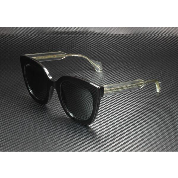 サングラス GUCCIGG0564S 001 Square Black Black Crystal Grey 51 mm Womens Sunglasses