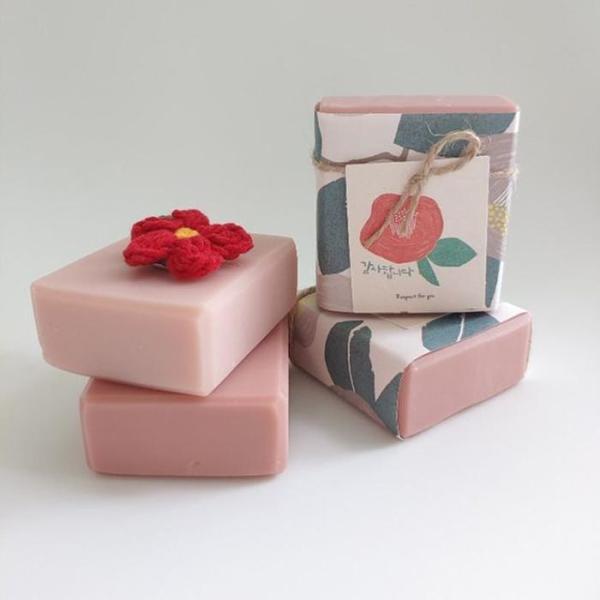 XBF9HI76 クールショップ 済州 椿 シーピー石鹸 乾燥用 脂性用 垢すり石鹸