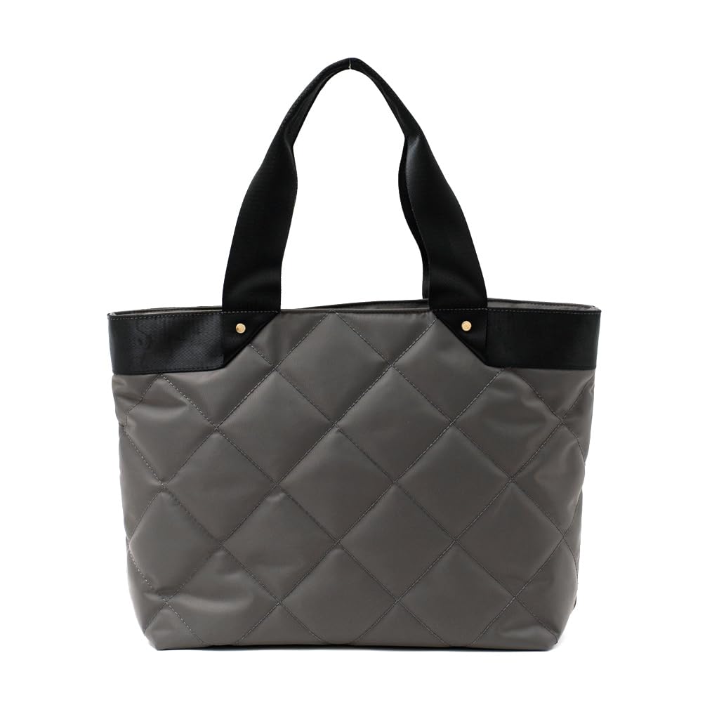 [VITAFELICE] ヴィータフェリーチェ ナイロンキルティングトートバッグ レディース inb-90056z (グレー)