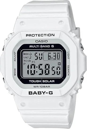 [カシオ] 腕時計 ベイビージー 電波ソーラー BGD-5650-7JF レディース ホワイト