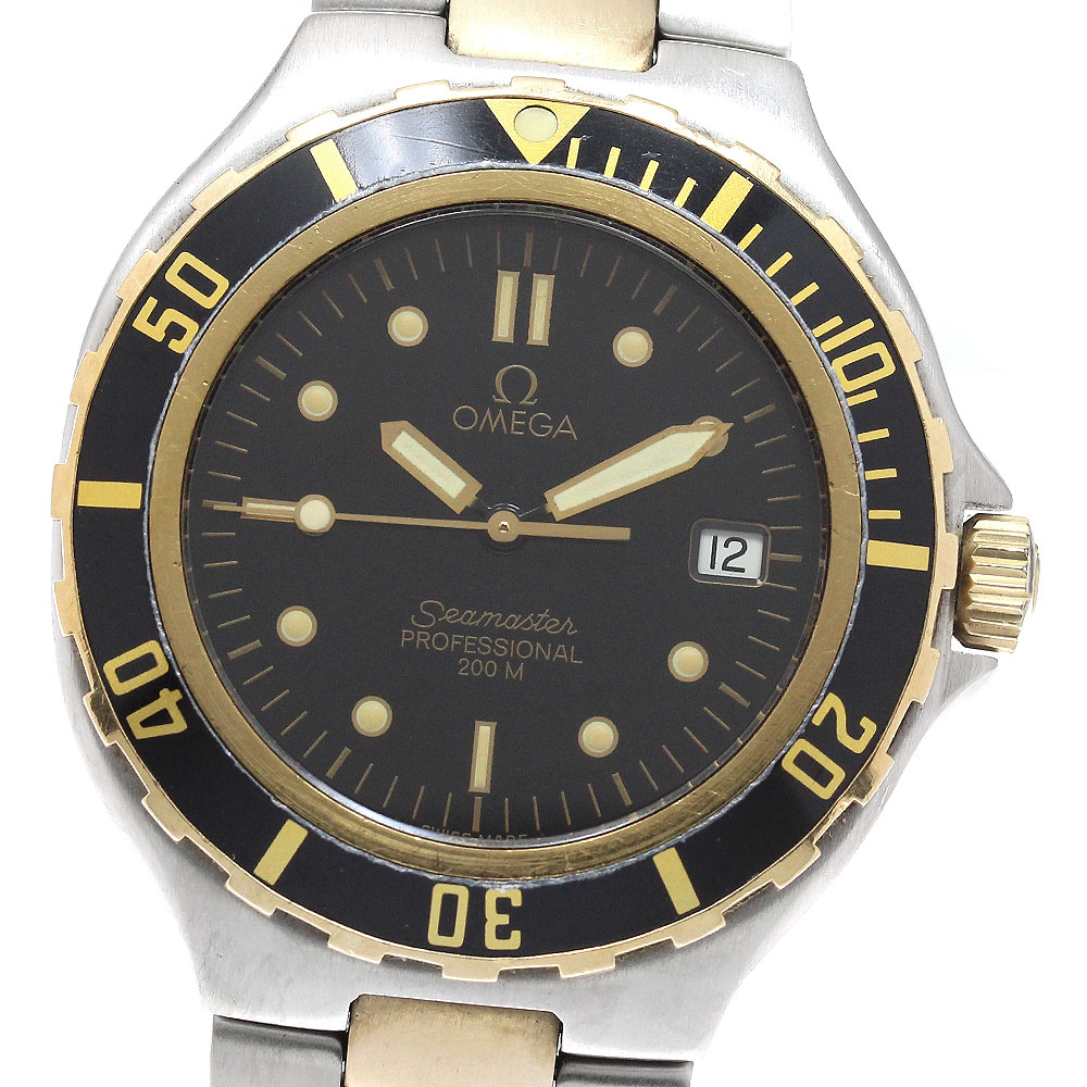 オメガ OMEGA シーマスター200 YGコンビ クォーツ メンズ _960175【中古】