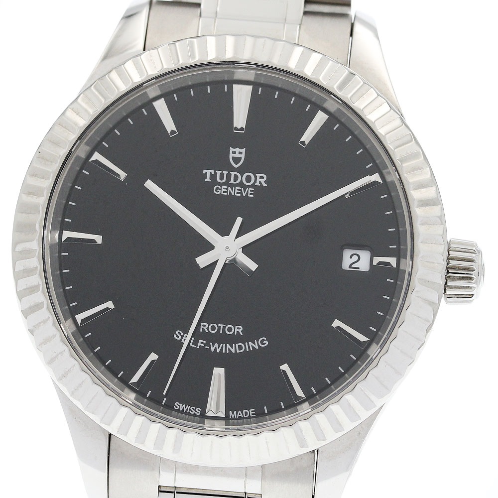 チュードル TUDOR 12310 スタイル デイト 自動巻き ボーイズ 美品 保証書付き_920781【中古】