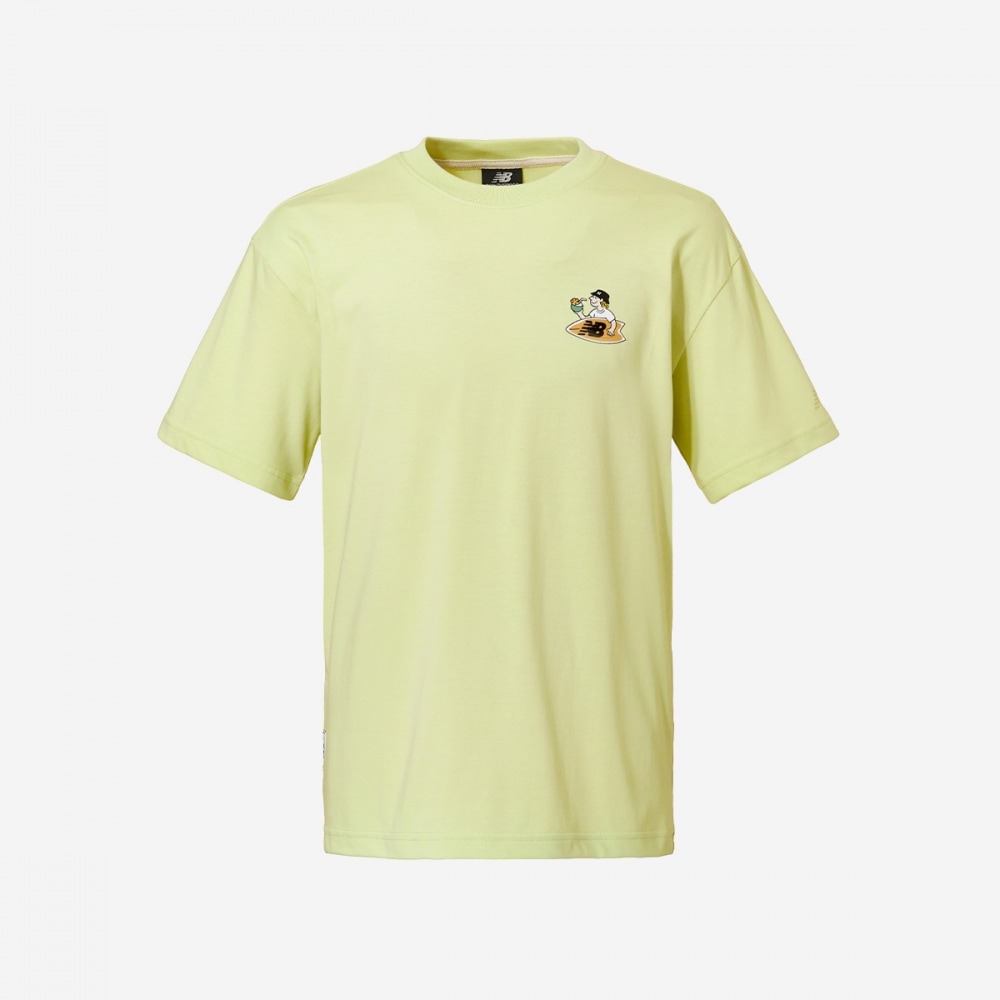 ニューバランスユニ NB ボーイボードショップ Tシャツ NBNEE21623-(41) ライトグリーン