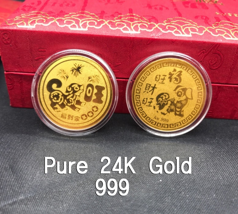 REAL PURE 24K GOLD Souvenir Banknotes paper money