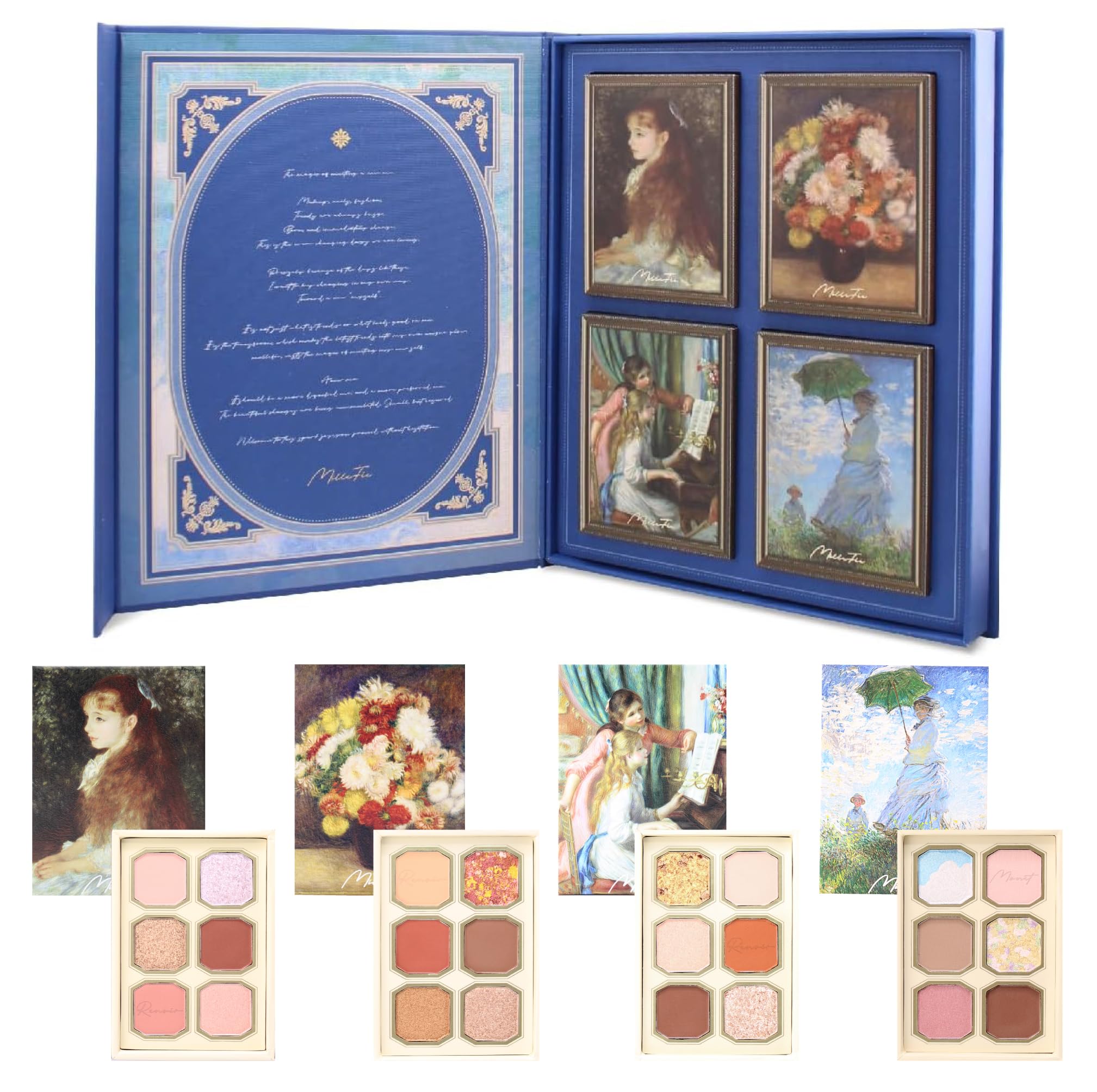 ミルフィー 絵画アイシャドウ オリジナルシリーズ コンプリートボックス 4個入り 箱付き プレゼント ギフト MilleFee