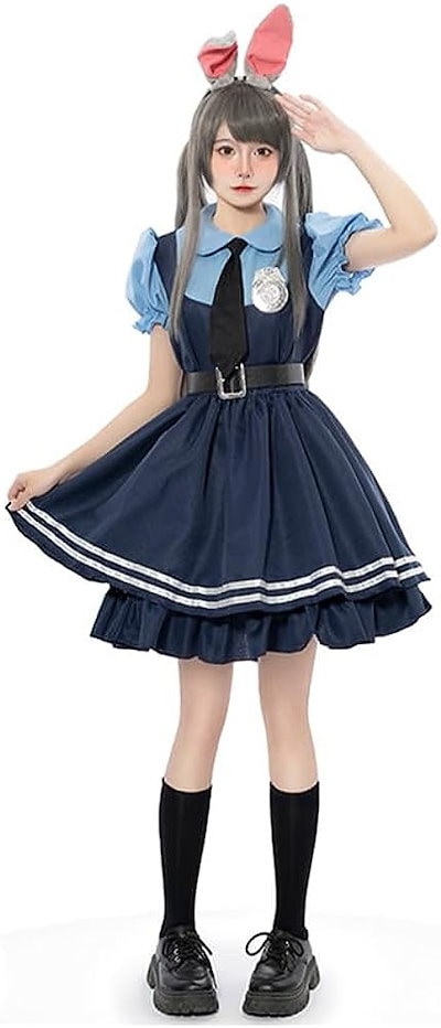 ズートピア ジュディ コスプレ 大人用 ズートピア コスプレ ジュディ・ホップス ウィッグ コスプレ衣装