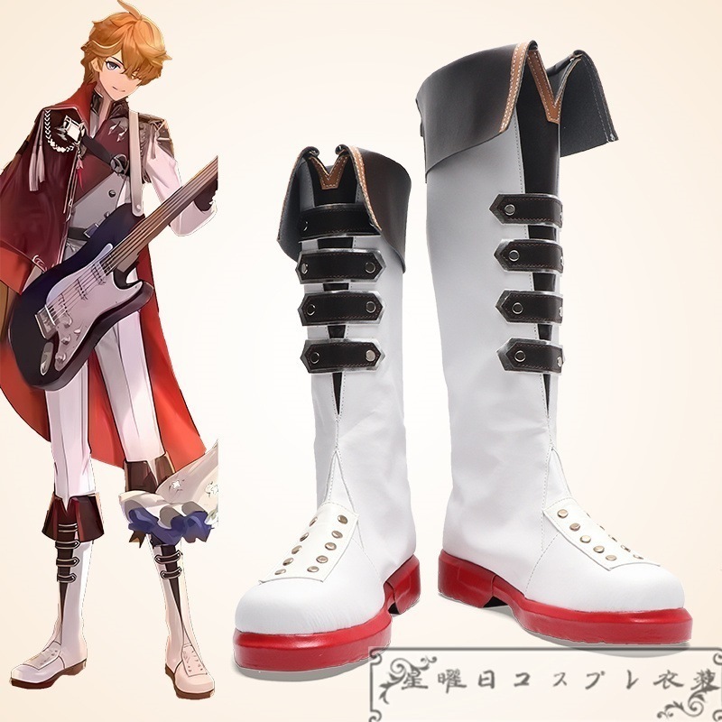 【新品】原神 げんしん Genshin タルタリヤ 音楽祭 コスプレ靴 コスプレ道具 コスチューム品質良い 店舗お勧め