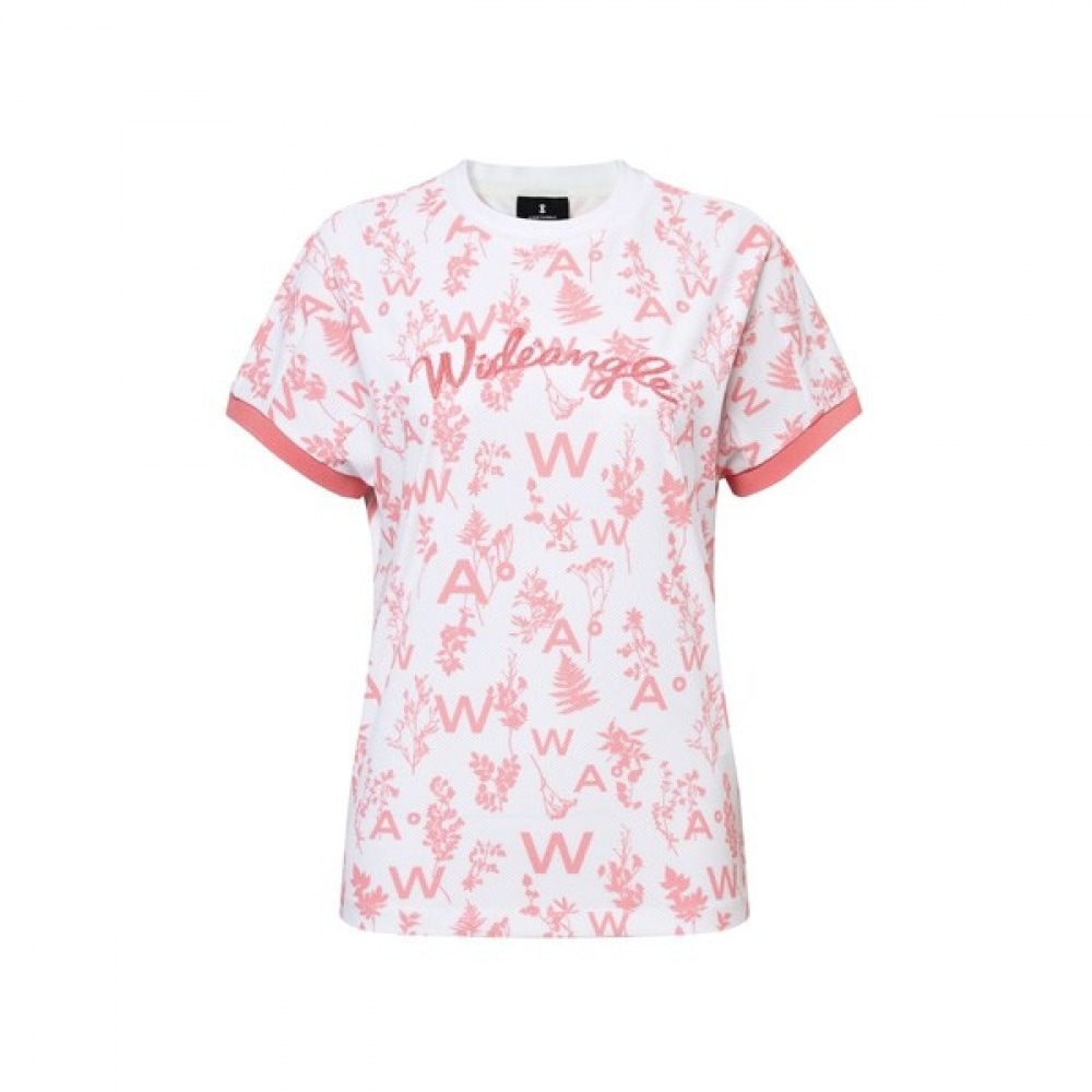 [ワイドアングル] コシーズン柄ラウンドTシャツ L_WWM25280CP