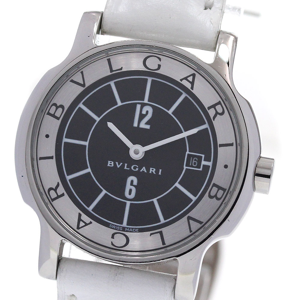 ブルガリ BVLGARI ST29S ソロテンポ デイト クォーツ レディース 良品 _849008【中古】