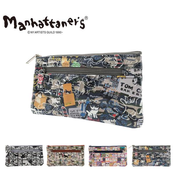 【Manhattaners】75-7832 カード・札入れ レディース さいふ 財布 猫 おしゃれ かわいい プレゼント ギフト 母の日