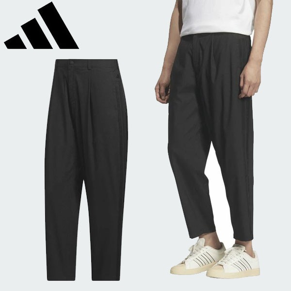 adidas アディダス DENIM ルーズシルエット テーパードパンツ WX825-KQ6911 メンズ ロングパンツ