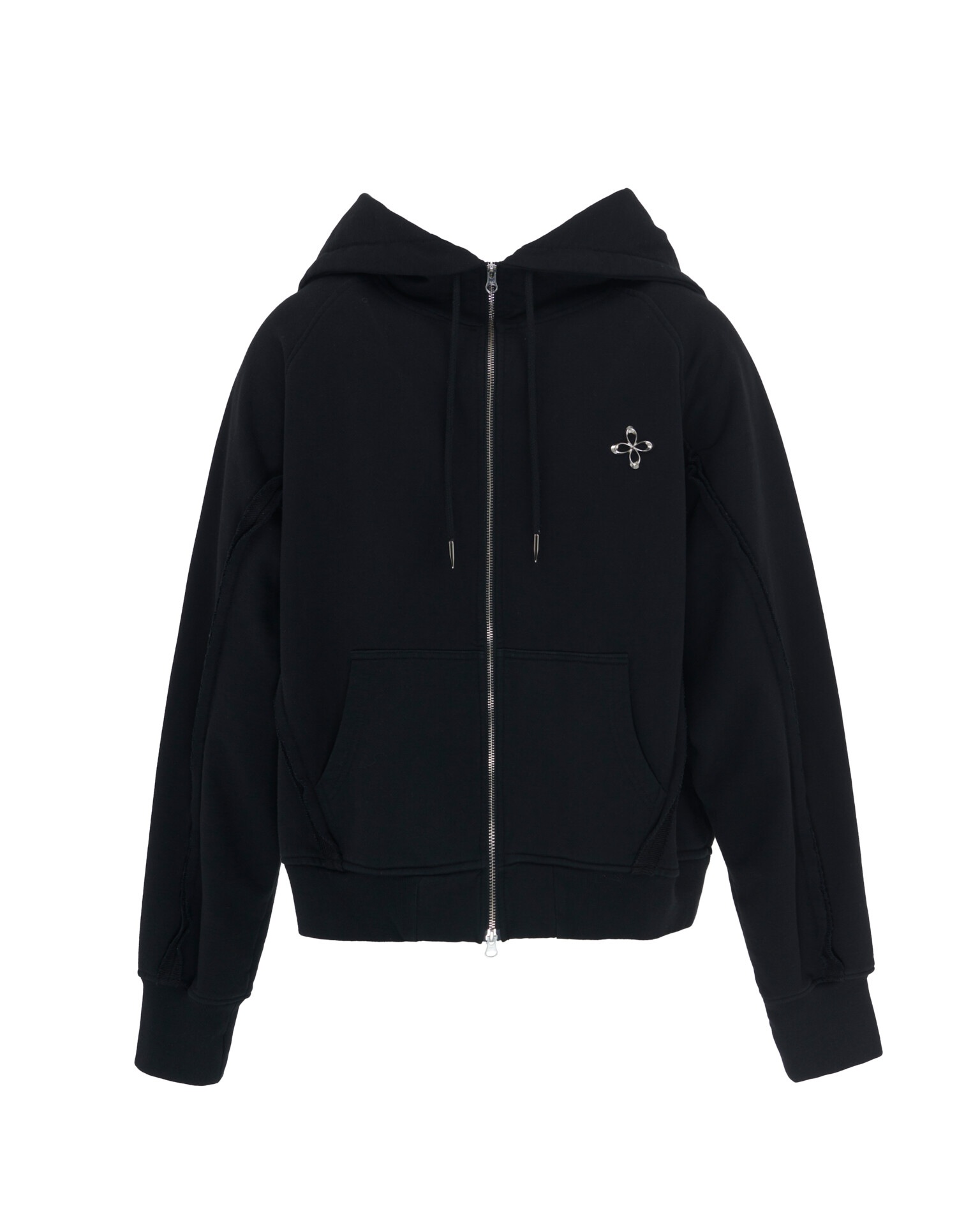 【SURGERY】 SURGERY BACK-FORTH SWEAT JACKET : BLACK